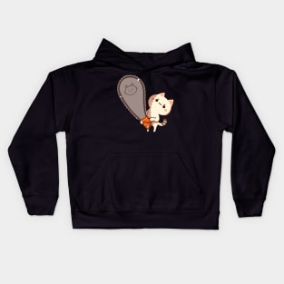 Chainsaw Cat Kids Hoodie